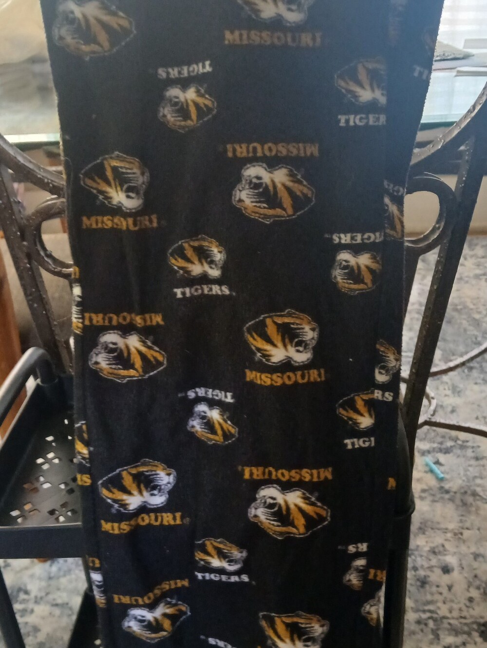 Missouri Tigers Kids Black & Gold Fleece Pajama Pants